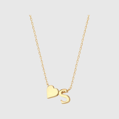 Cadena con Letra y Corazón